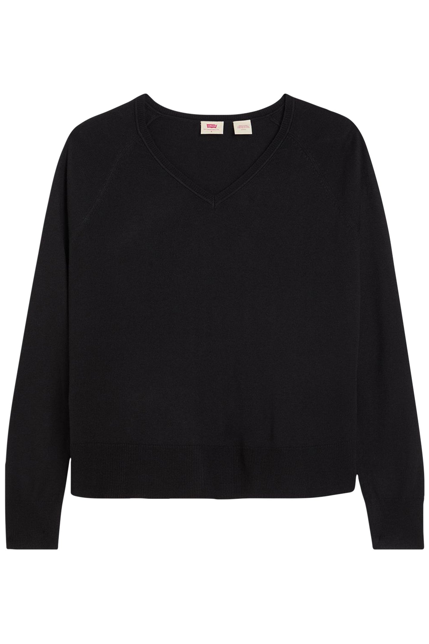 PETAL VNECK SWEATER CAVIAR TRIBLEND 3