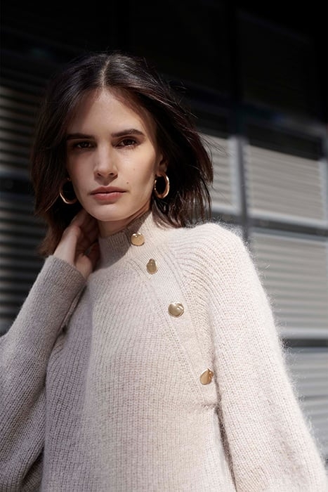 KNITTED PULLOVER BEIGE 6