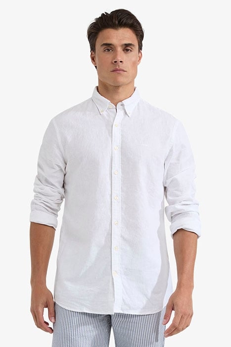 COTTON LINEN SHIRT WHITE 1