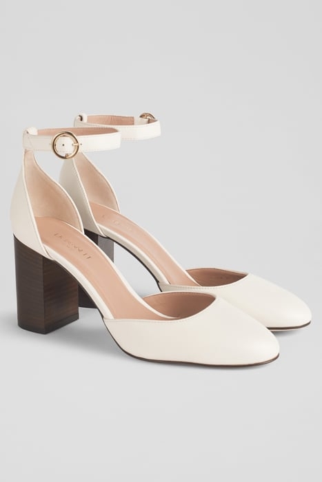 SIMMI BLOCK SANDAL WHITE 2