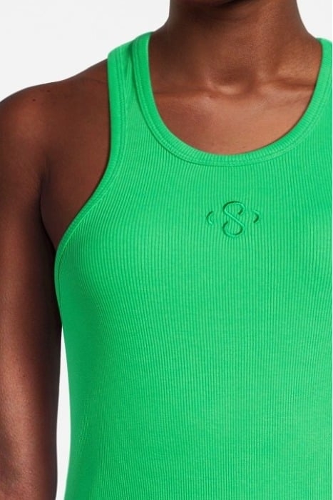 RIB DRESS RIB JERSEY ISLAND GREEN 4