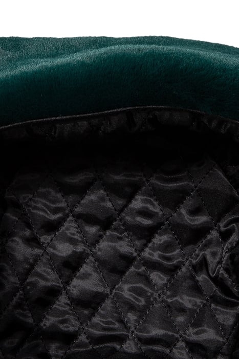 WOMEN HAT FUR TRAPPER PETROL GREEN 4