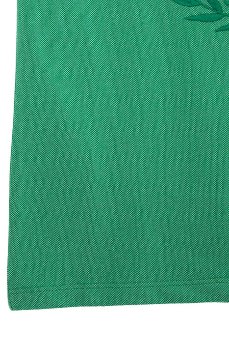 BOYS’ GREEN T-SHIRT WITH VINTAGE RACKET CREST EMBROIDERY 4
