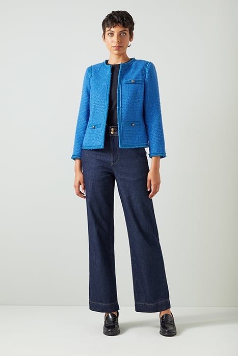 LARA TWEED JACKET NAVY ULTRABLUE 4