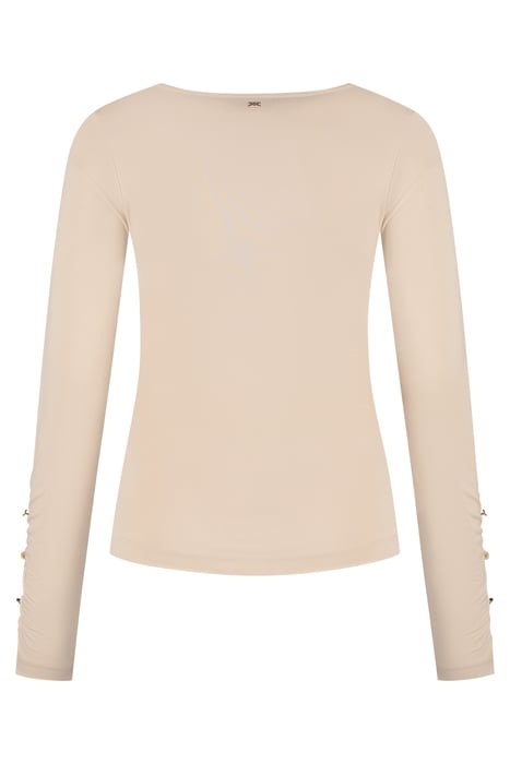 TWIST SHOULDER TOP HUMMUS 2