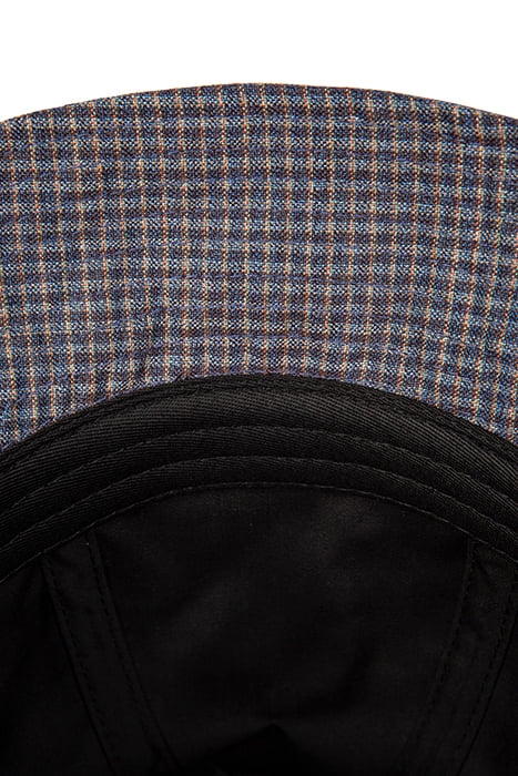 MEN HAT BUCKET CHECK CORAL RED 4