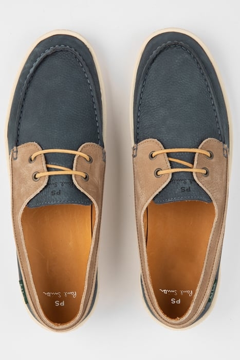 MENS SHOE COSTAS BLUE/TAN BLUE 3