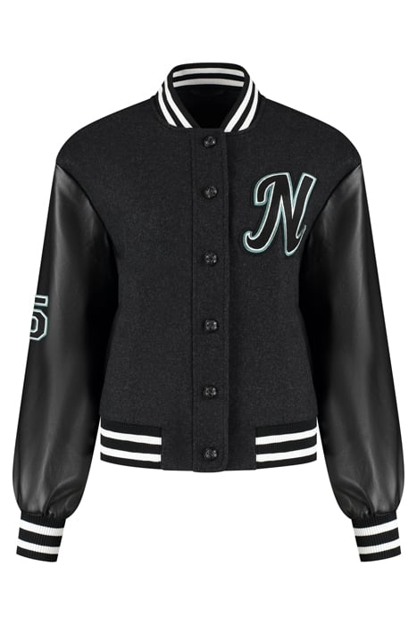 HEIDI BOMBER BLACK 1
