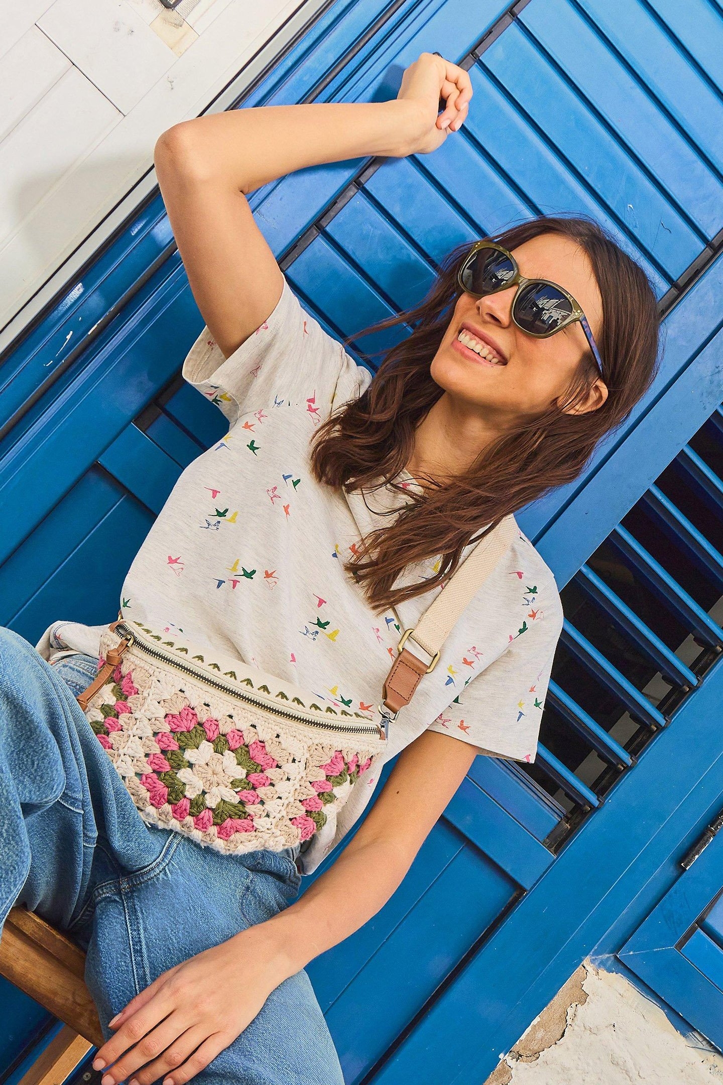 ABBIE PRINT TEE NATURAL PRINT 6