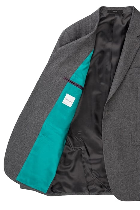 GENTS SLIM FIT 2 BTN JACKET GREY MELANGE 2