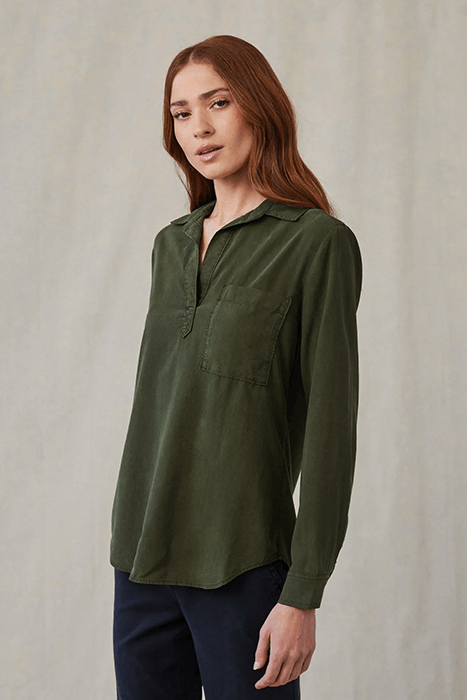 LONG SLEEVE PULLOVER TUNIC ITALIAN HERB 3