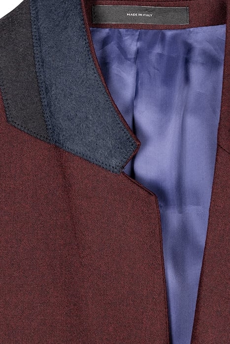 GENTS SLIM FIT 2BTN JACKET BURGUNDY/ BORDE 7