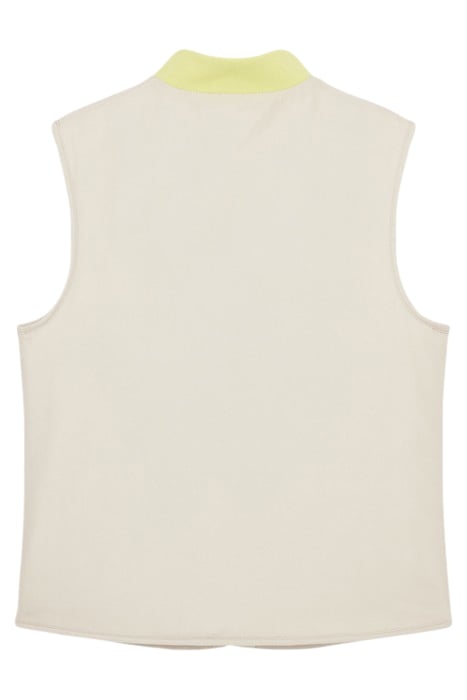 WOMENS GILET CREAM 2