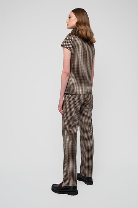 TOP PIED DE POULE COUTURE WENGÉ 3