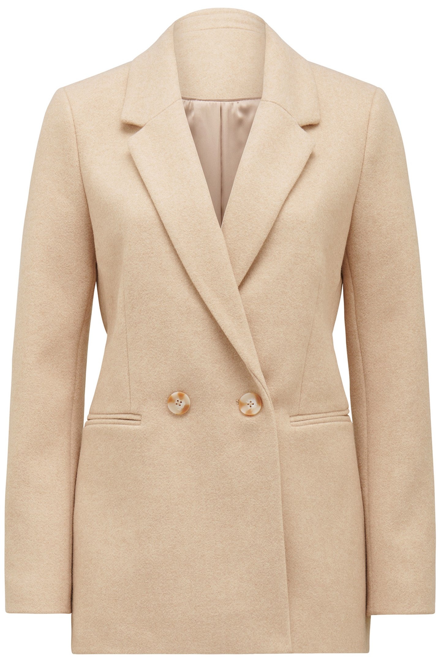 CONNIE DOUBLE BREASTED BLAZER CAMEL MARLE 4