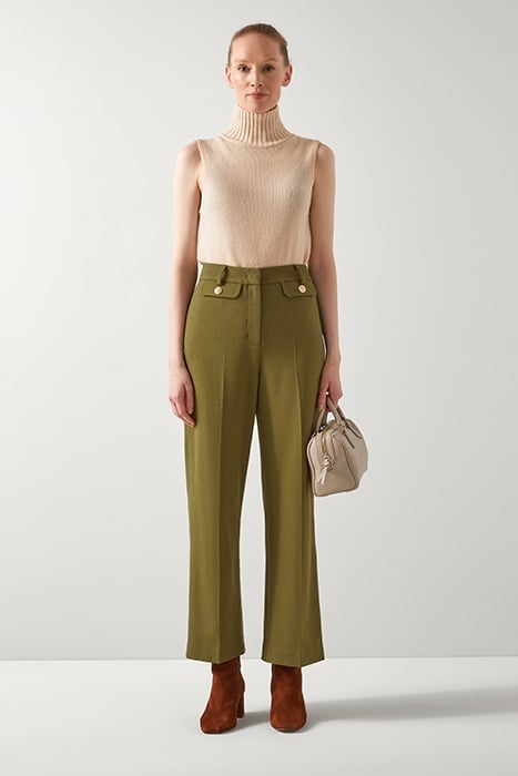 FRANCES ROLL KNITTED SWEATER CAMEL 4