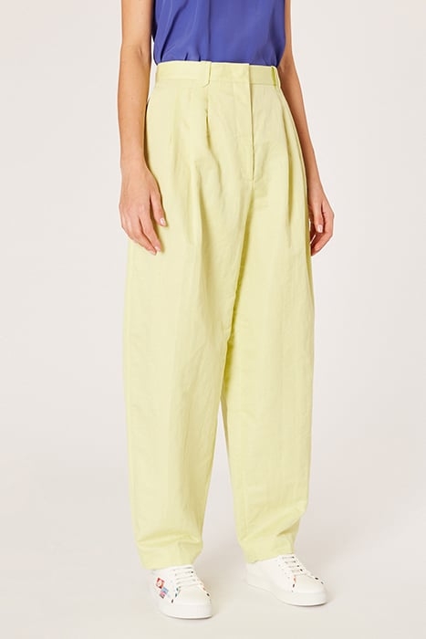WOMENS TROUSERS ACID YELLOW 1