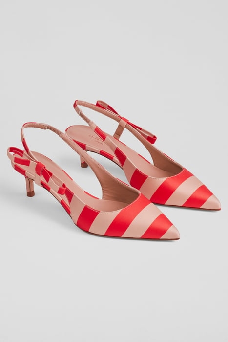BARETTE SIDE SANDAL RED/PINK 2