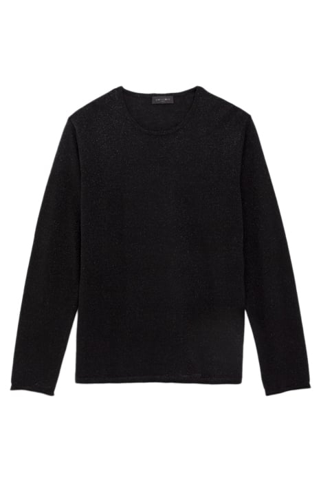 PURE EDITION – BLACK GLITTERY WOOL KNIT SWEATER 4