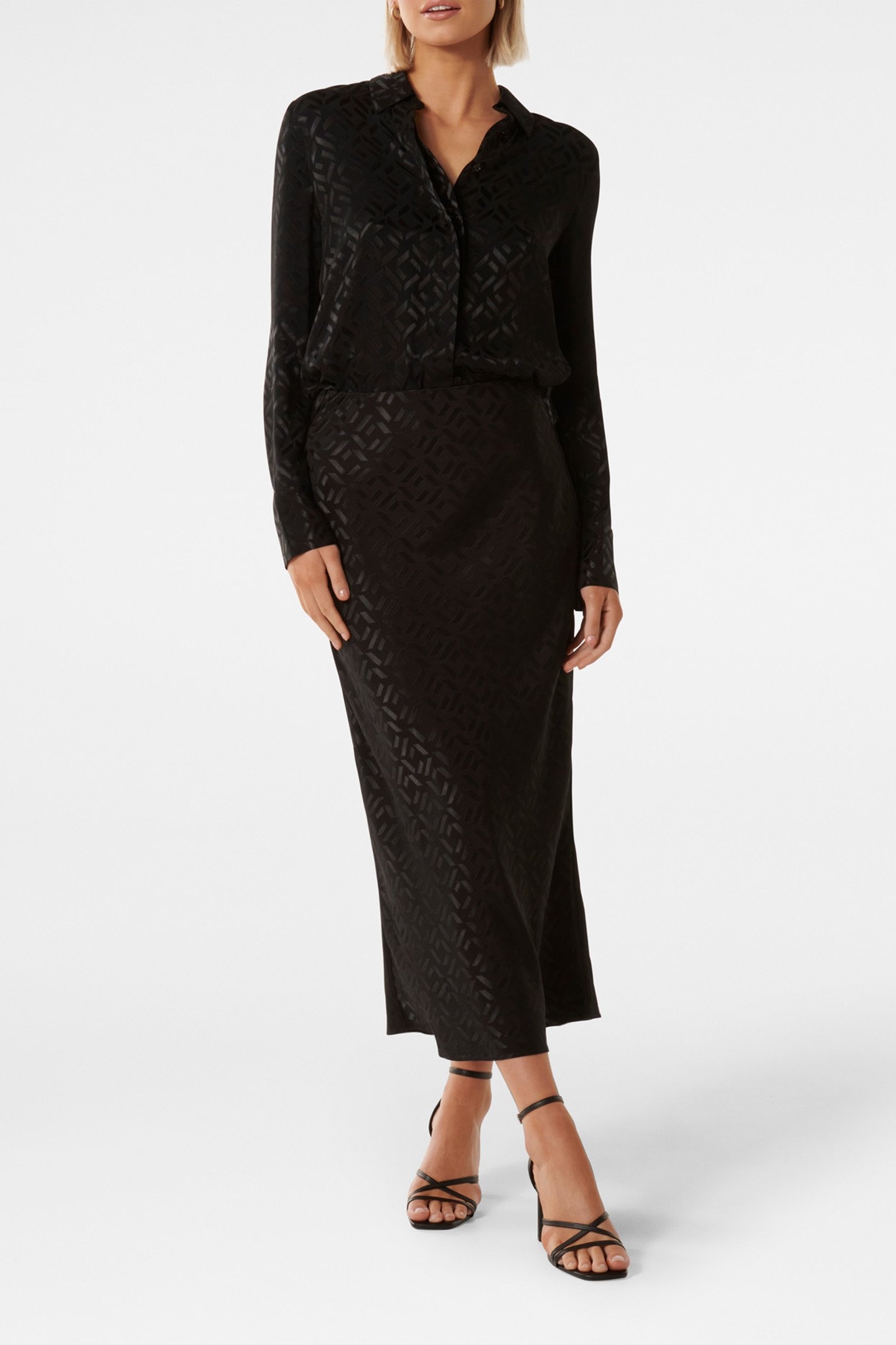 TANISHA JACQUARD SKIRT RYDE GEO 3