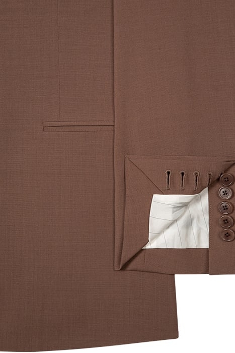 GENTS CONCEALED 2 BTN JACKET MUD 4