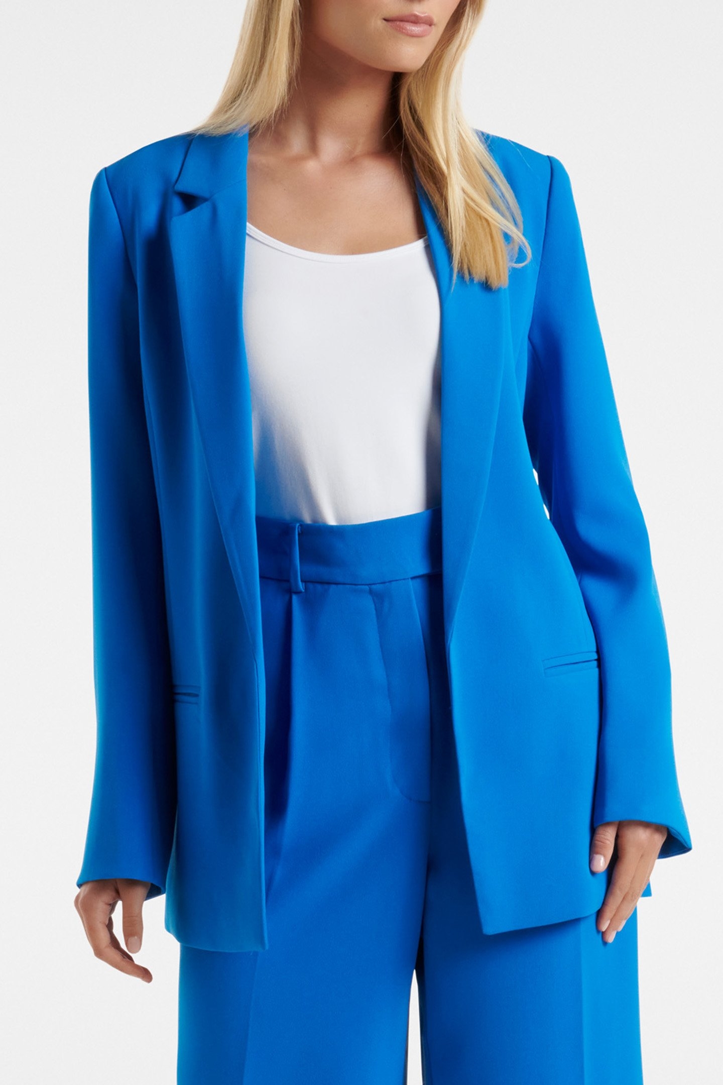 TORI BOYFRIEND BLAZER BLUE PIGMENT SUIT 1