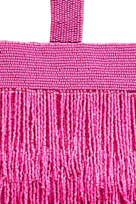 ESTELLE BEADED HANDBAG MAGENTA 3