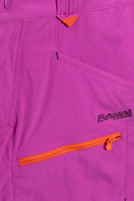 UTNE YOUTH GIRL SHORTS PINK ROSE / PLUM / KOI ORANGE 3