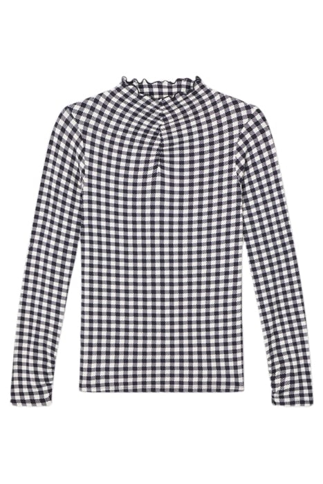 LAURIE - LONG-SLEEVED TOP BLACK/CREAM 4