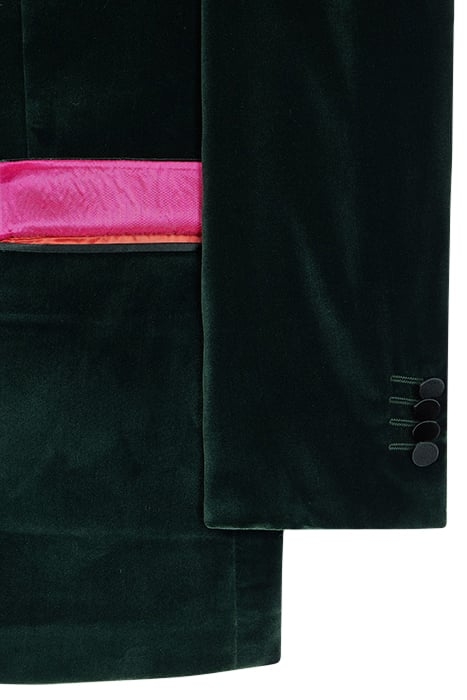 GENTS EVENING 1 BTN JACKET VERY DARK GREEN 4