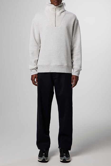 NN07 BRIGGS 3500 SLIM FIT SWEATSHIRT - OATMEAL 1