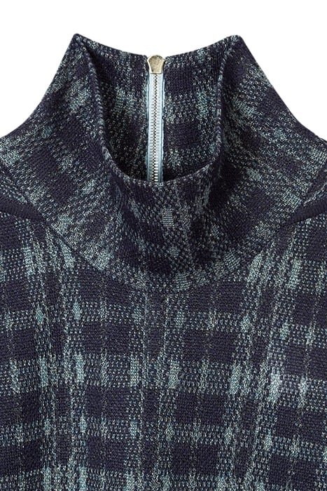 WOMENS KNITTED TOP VERY DARK NAVY 2