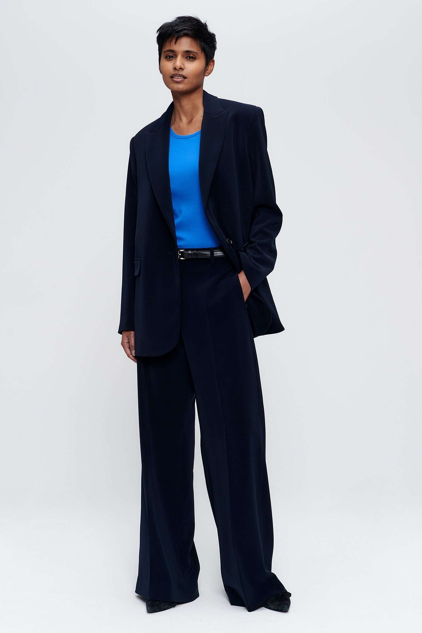 LIGHT TAILORED BLAZER MIDNIGHT BLUE 1