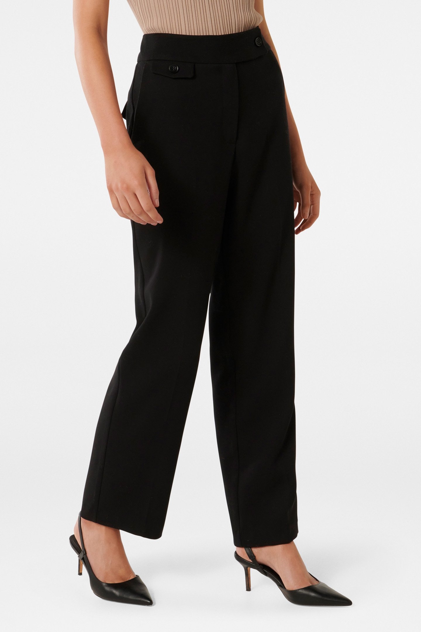 SIMMY STRAIGHT LEG PANTS BLACK 5