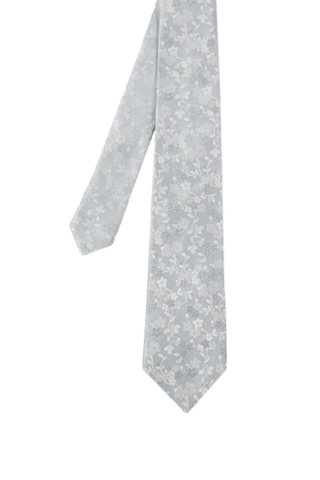 MEN TIE 8CM BLADE GREY 1