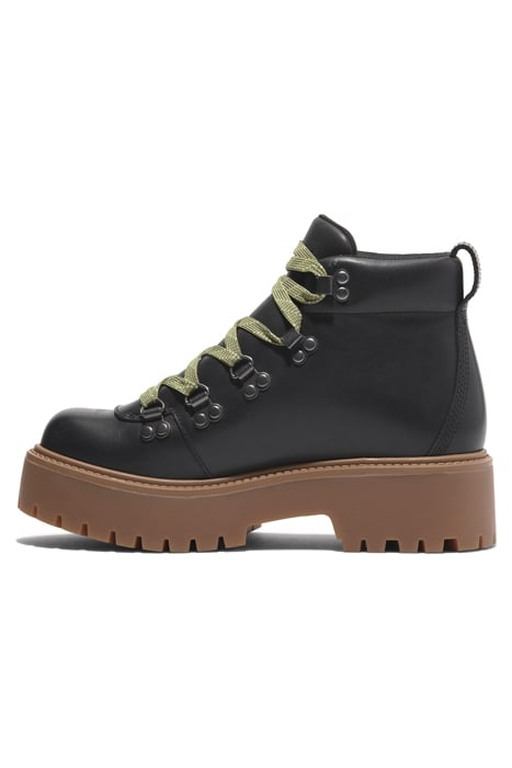 STONE STREET MID LACE UP BOOT BLACK FULL GRAIN 6
