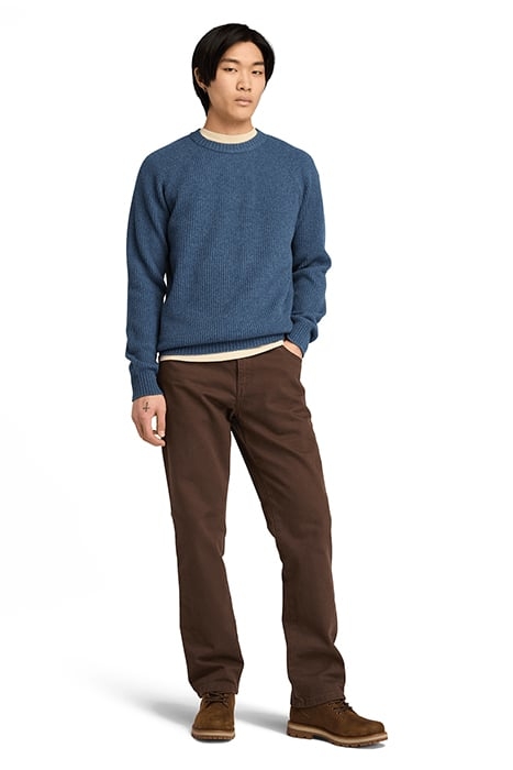 PHILLIPS BROOK RAGLAN SLEEVE CREW NECK SWEATER FOLKSTONE GRA 3