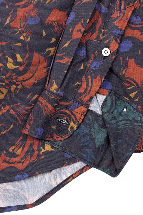 MENS LS REGULAR FIT SHIRT OCHRE YELLOW 7