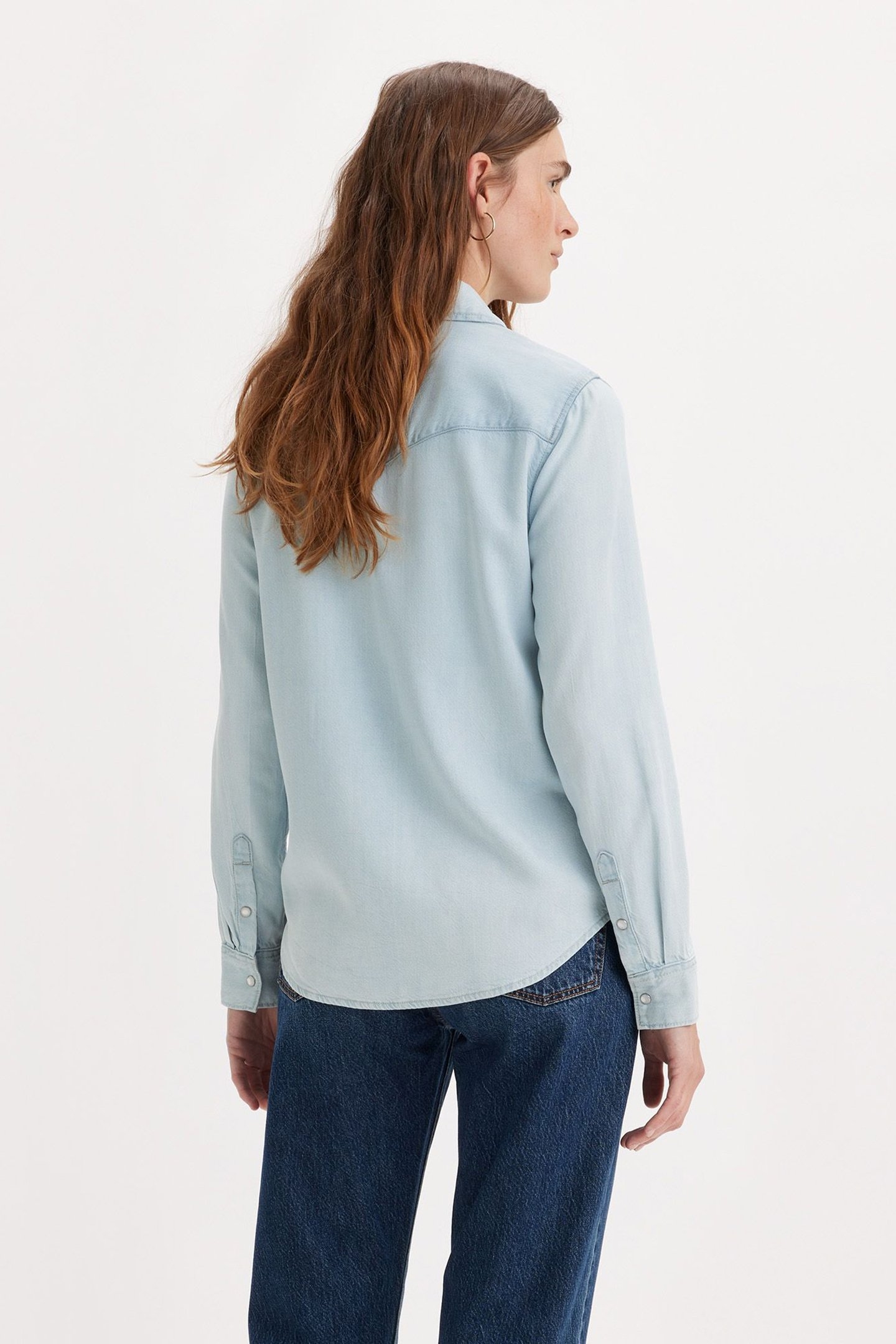 ICONIC WESTERN DENIM SHIRT IN COOL POOLE 2