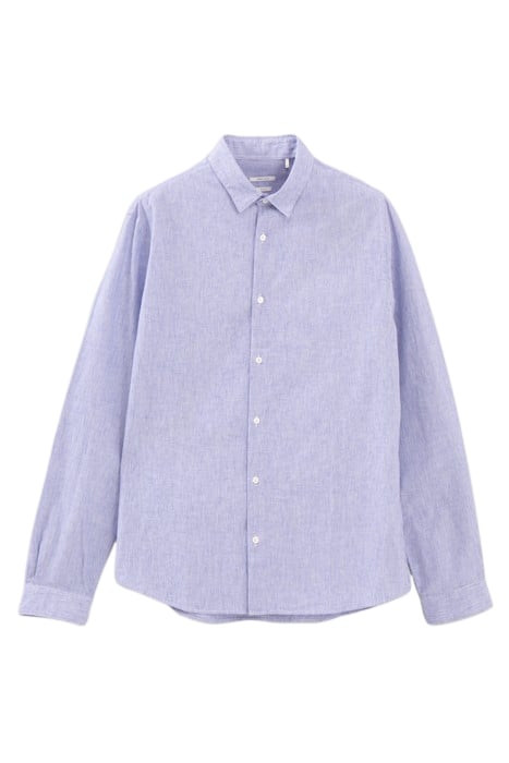 SLATE SEMI-PLAIN SLIM SHIRT 1