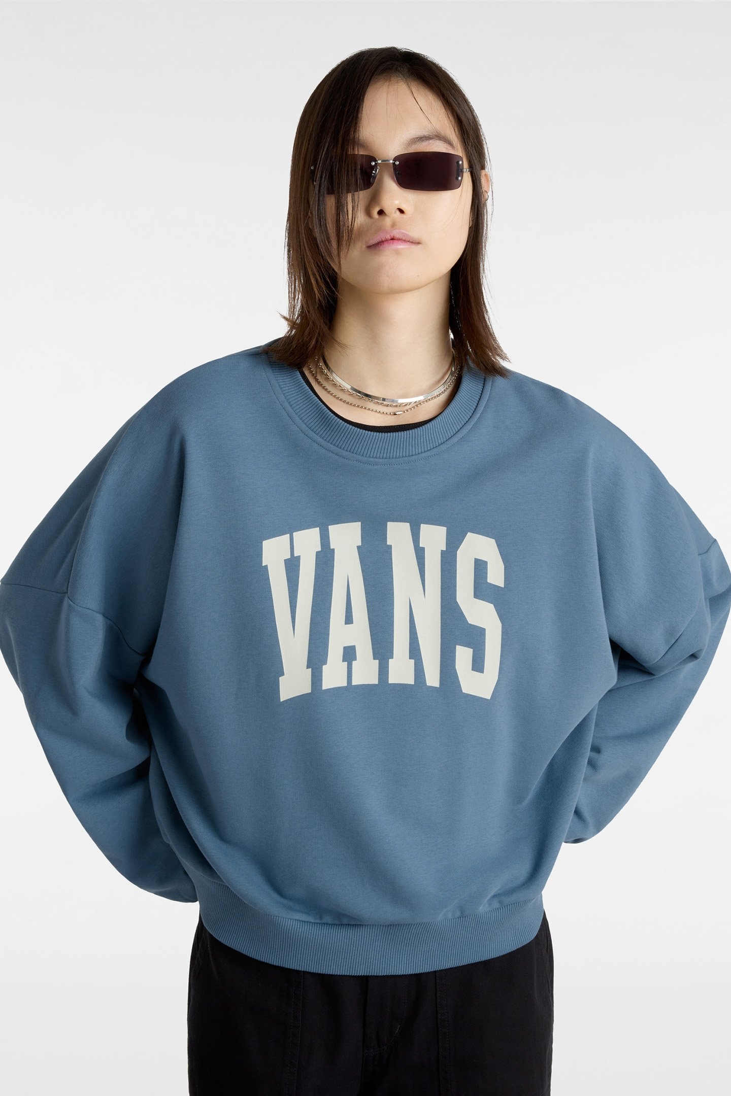 STADIUM LOOSE CREW BLUESTONE 1