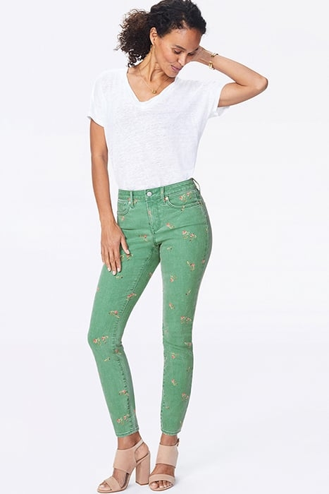 AMI SKINNY NATIVE FLORAL VANILLA 1
