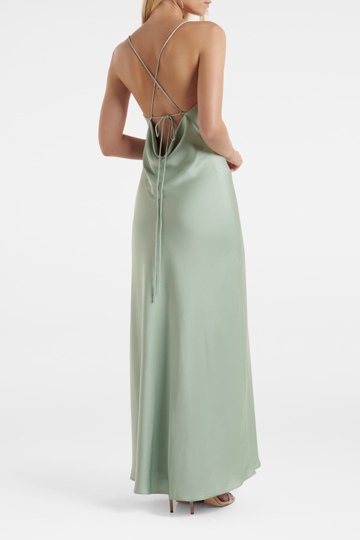 BLAIR BACK DETAIL MAXI DRESS SEAFOAM 2