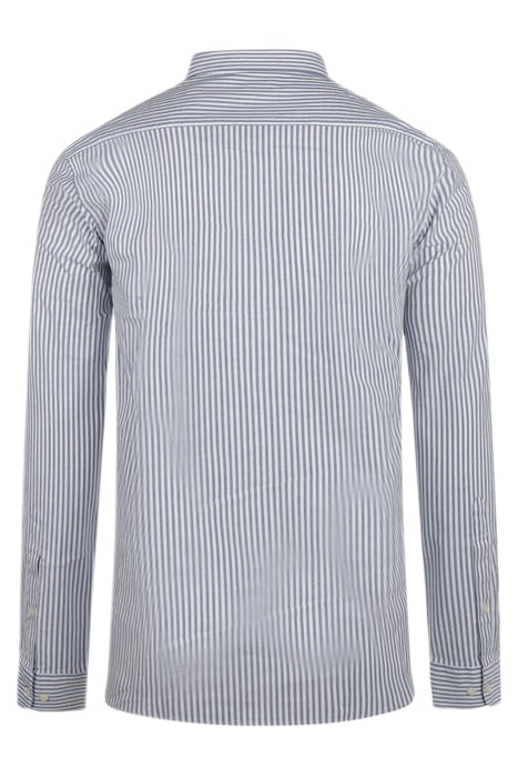 STRETCH OXFORD SHIRT BIG STRIPE NAVY 5