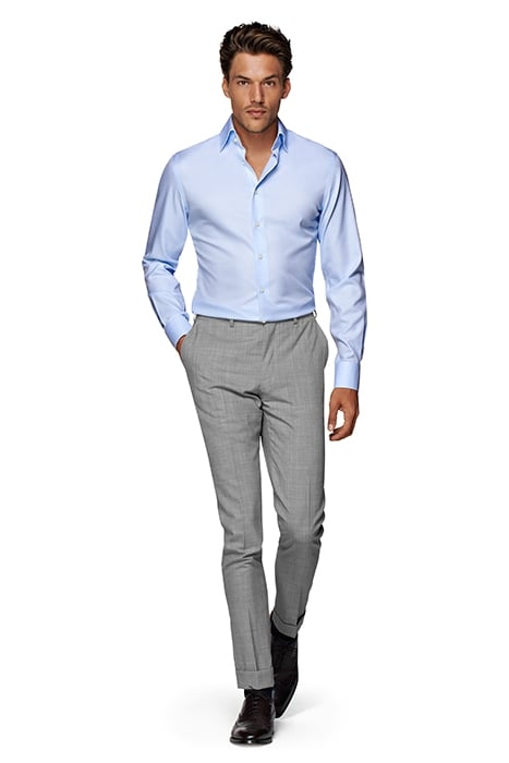 LIGHT BLUE SLIM FIT SHIRT 3