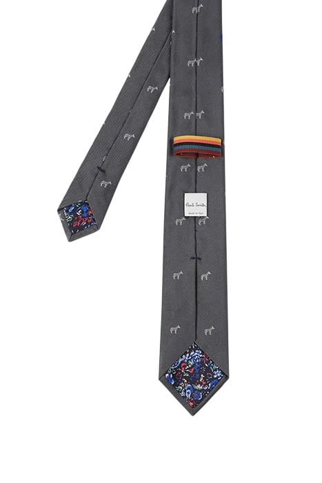 MEN TIE NARROW 6CM GREY 2