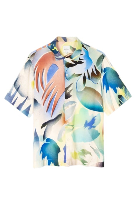 MENS S/S REGULAR FIT SHIRT LIME GREEN 3