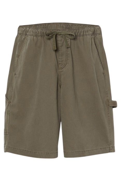 RINDGE WASHED HEAVY TWILL CARPENTER SHORT LEAF GREEN 4
