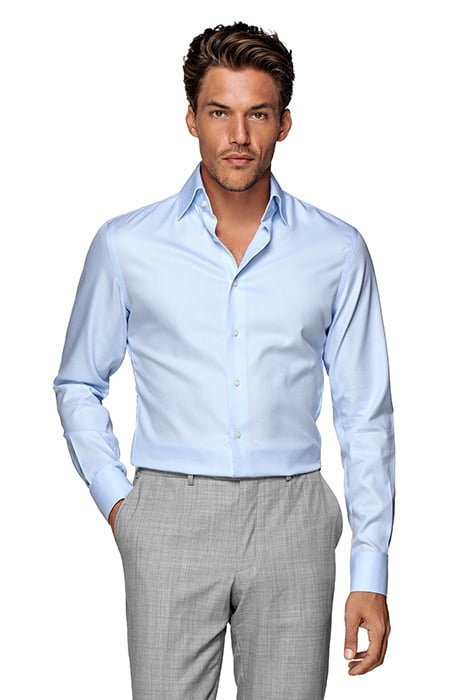 LIGHT BLUE SLIM FIT SHIRT 1