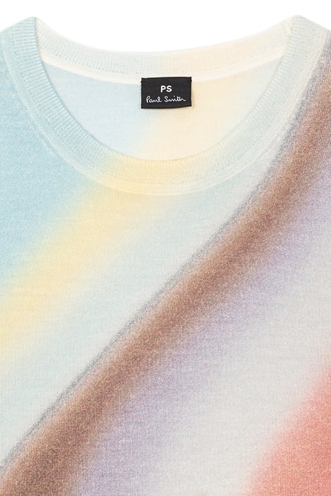 WOMENS KNITTED SWEATER SS CREW NECK SWIRL 6